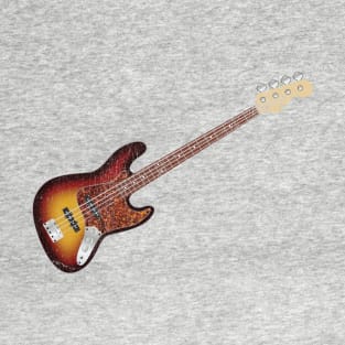 Vintage Faded Tobacco Sunburst Electric J-Bass T-Shirt